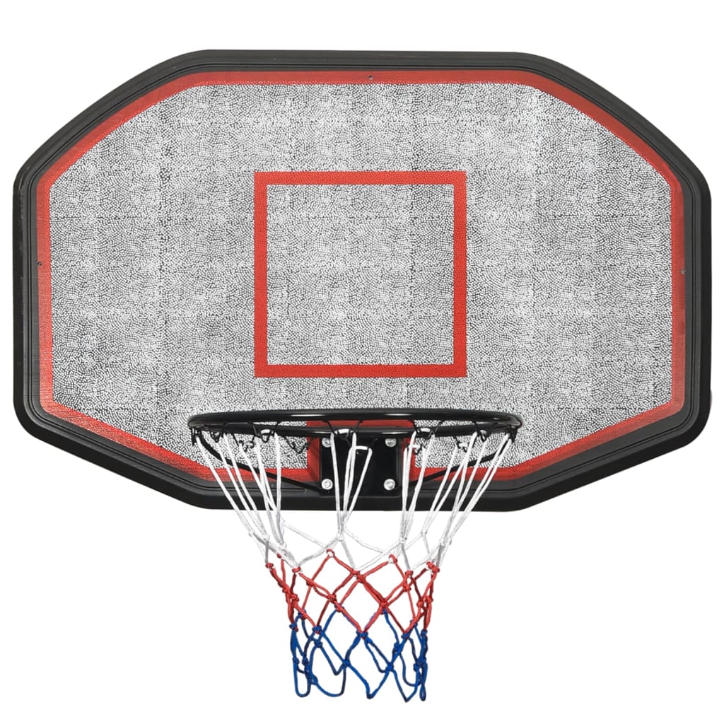 NNEVL Basketball Backboard Black 109x71x3 cm Polyethene