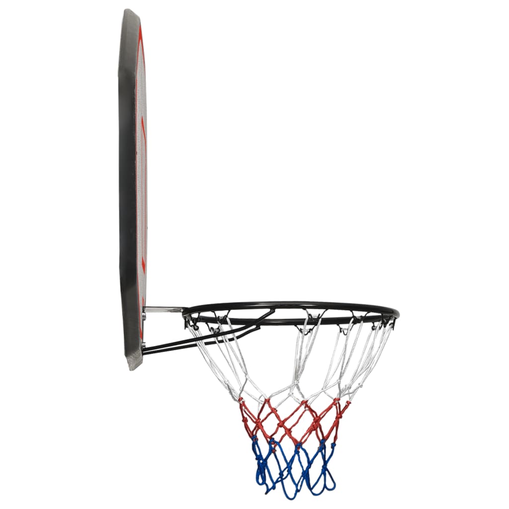 NNEVL Basketball Backboard Black 109x71x3 cm Polyethene